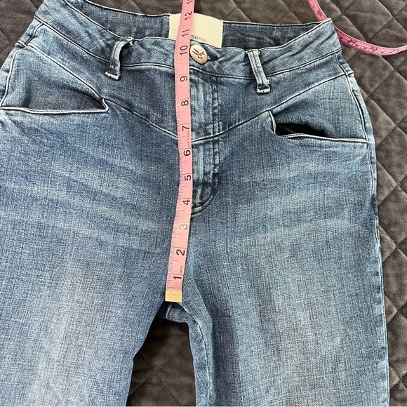 One Teaspoon Jeans Women’s 26 High Waist Preachers Button Hems Skinny Denim S - Picture 8 of 12